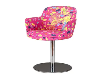 DONNE - Upholstered fabric easy chair with armrests by formitalia luxury group - view 2